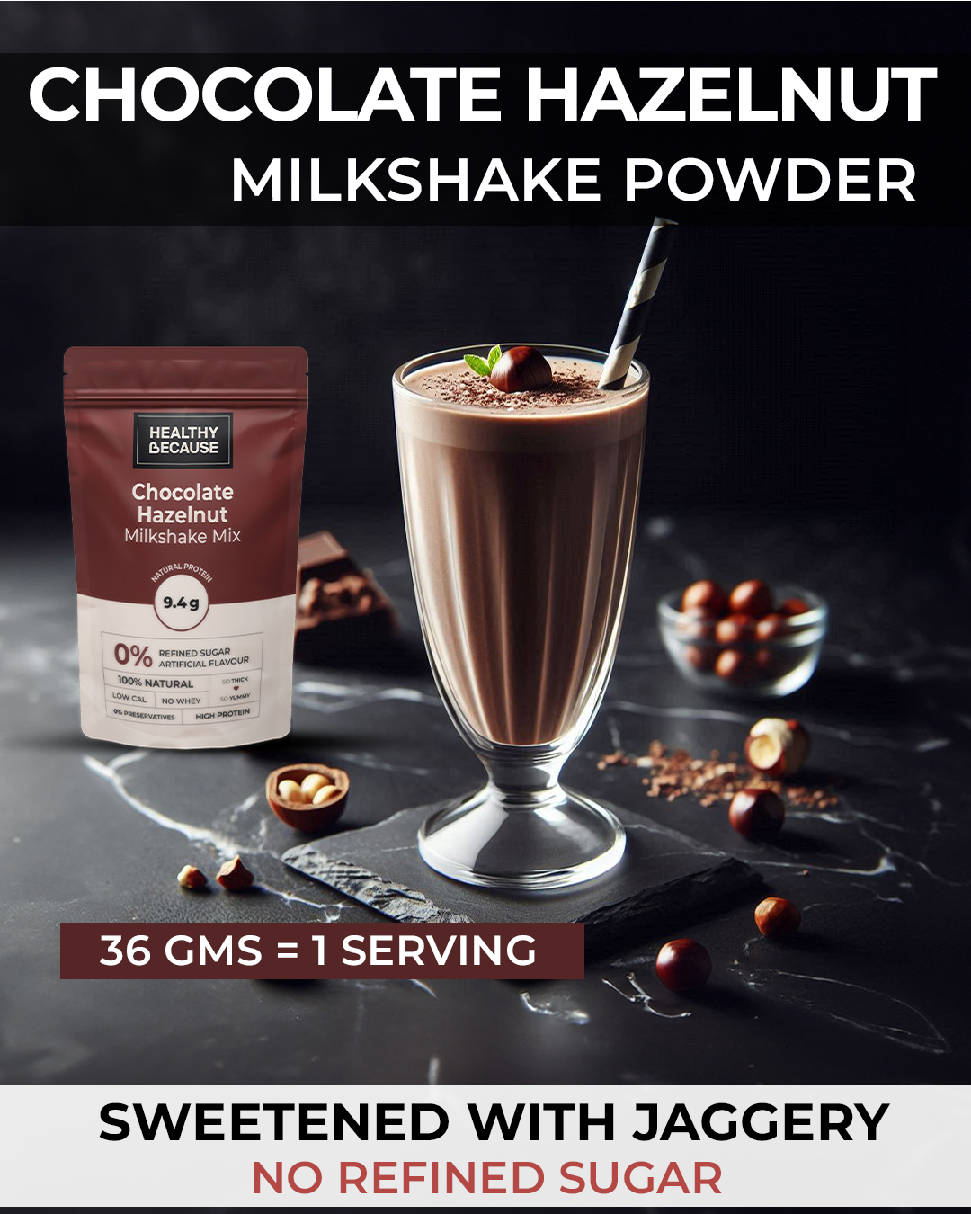 Chocolate Hazelnut Milkshake Mix