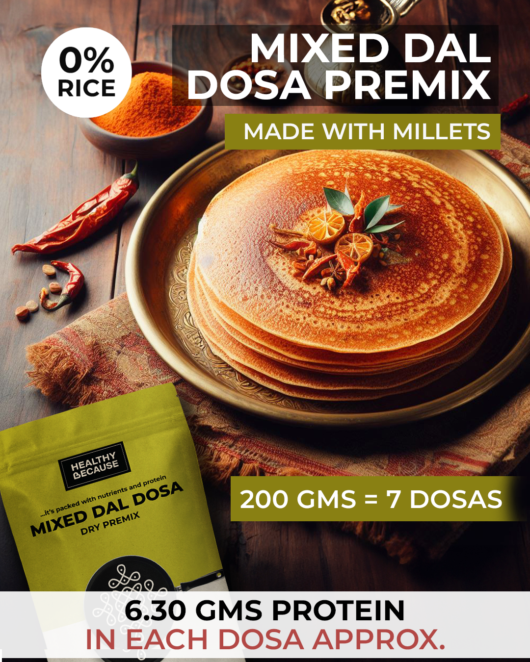 Mixed Dal Dosa Premix