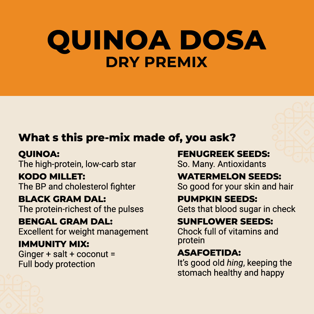 Quinoa Dosa Dry Premix