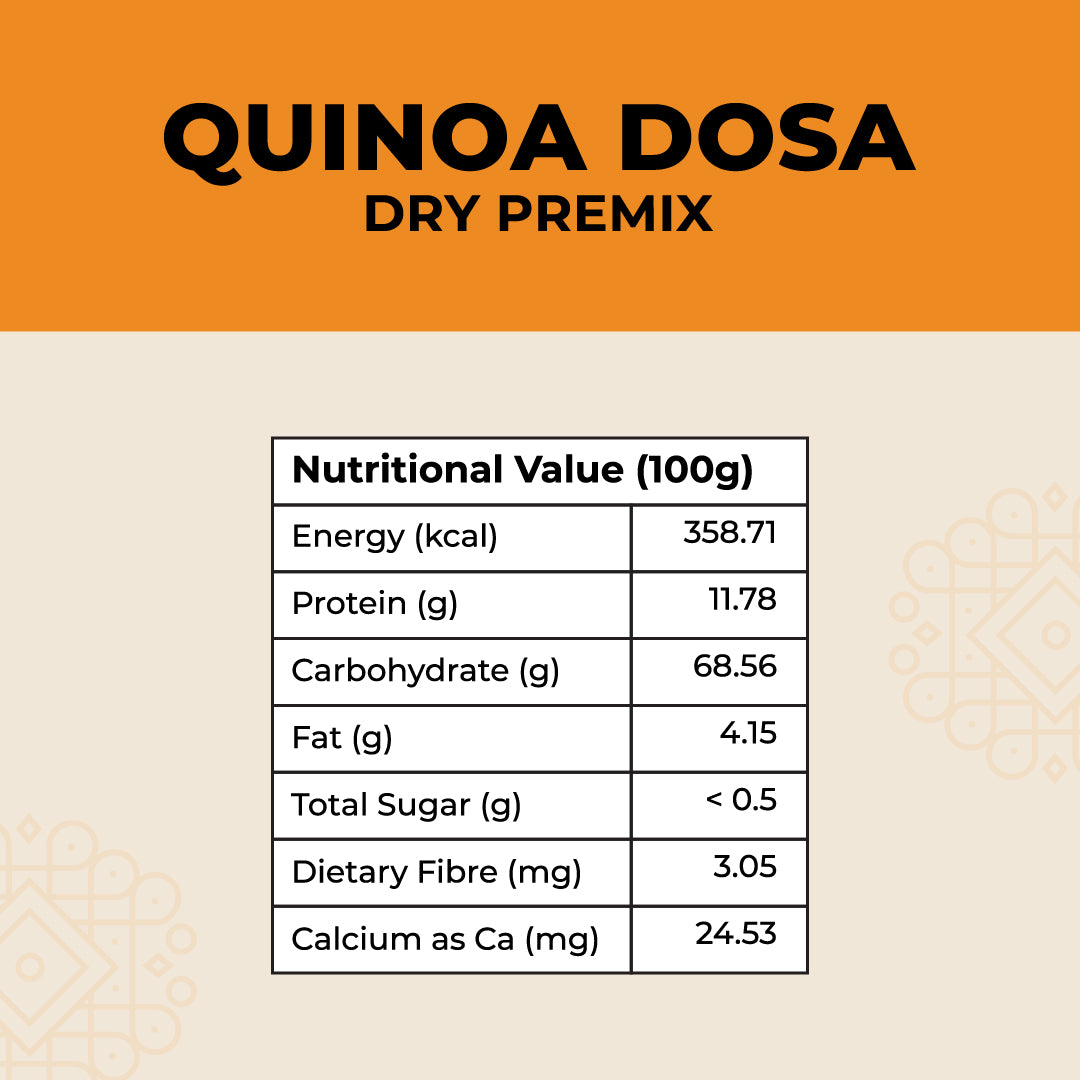 Quinoa Dosa Dry Premix