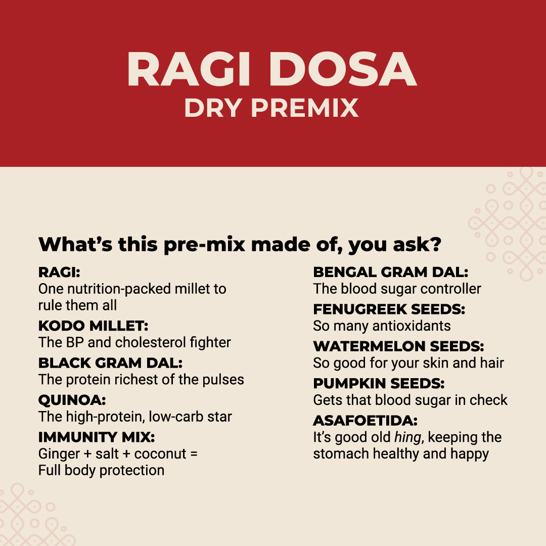 Ragi Dosa Dry Premix