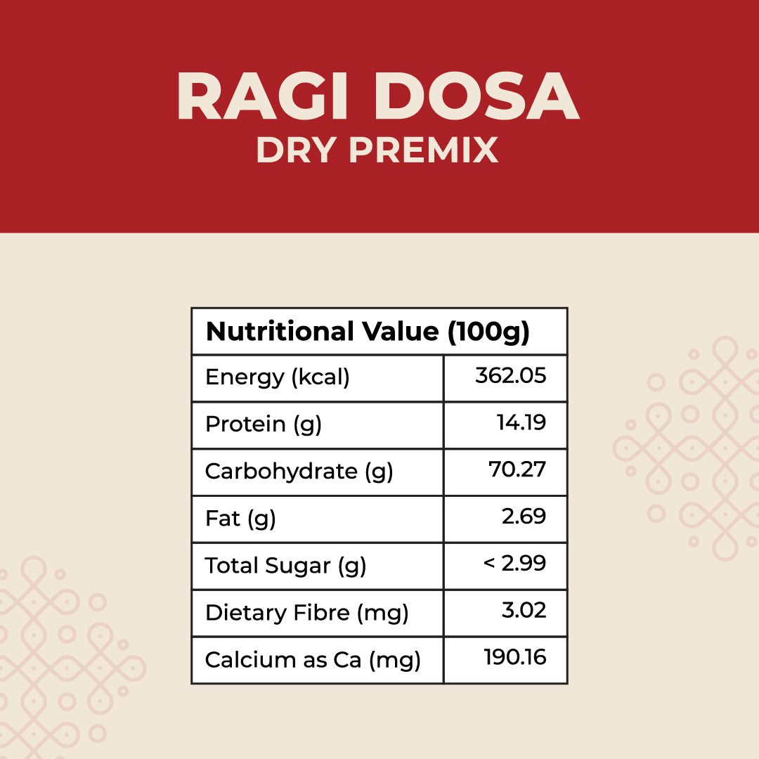 Ragi Dosa Dry Premix